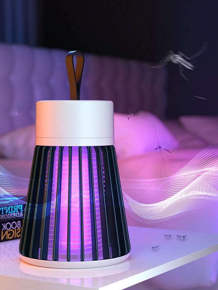 USB Rechargeable Electric Mosquito Killer Lamp – Portable UV Bug Zapper for Indoor & Outdoor Use