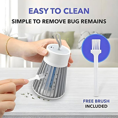 USB Rechargeable Electric Mosquito Killer Lamp – Portable UV Bug Zapper for Indoor & Outdoor Use